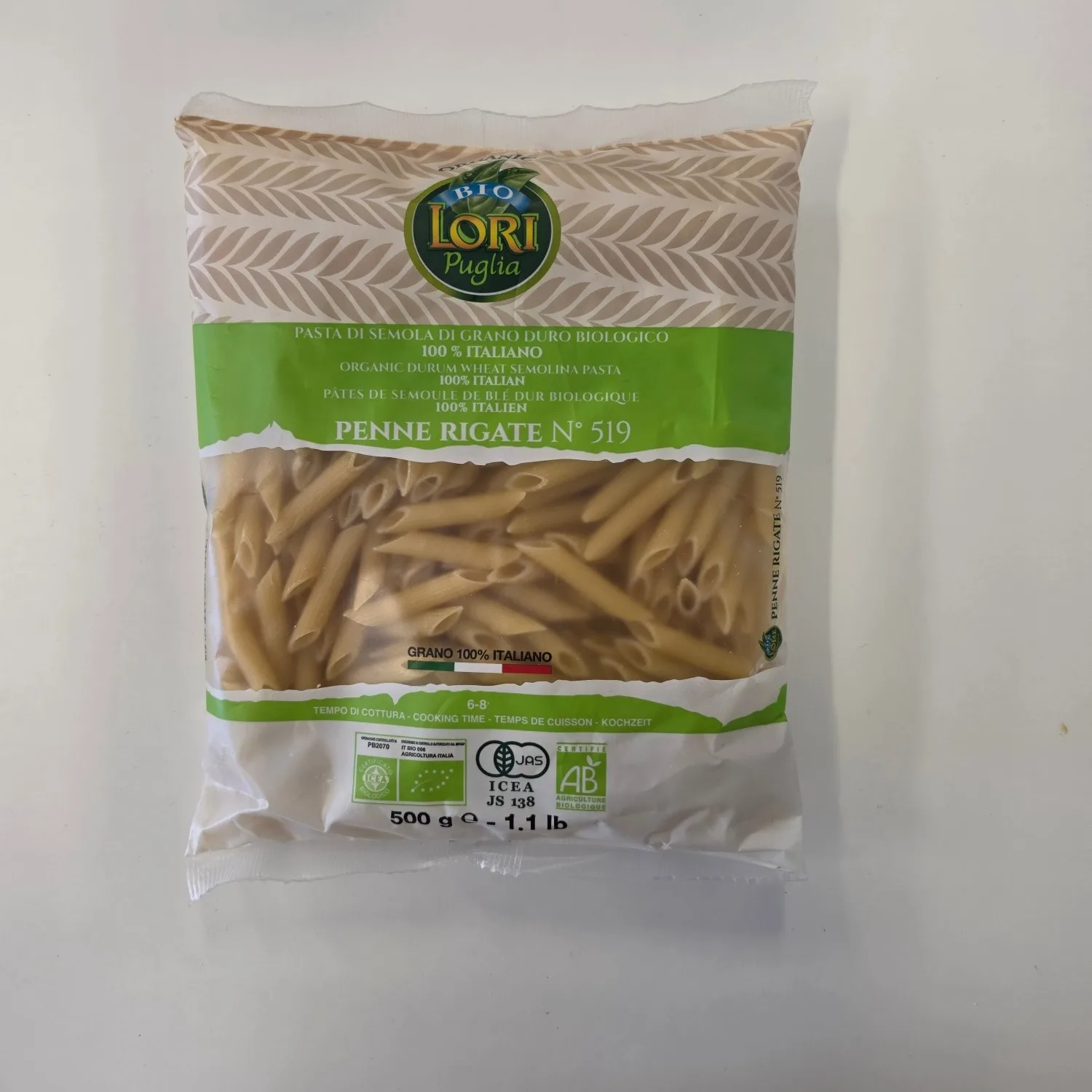 Lori Puglia Penne Rigate 519
