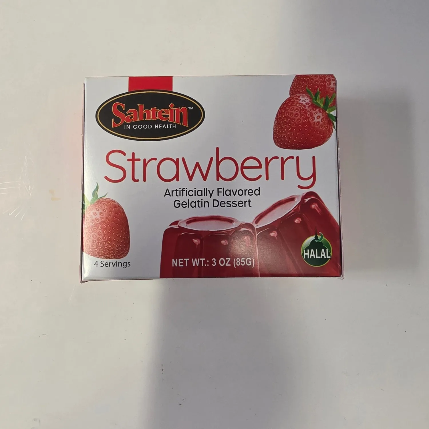 Sahtein Strawberry Gelatin Desert