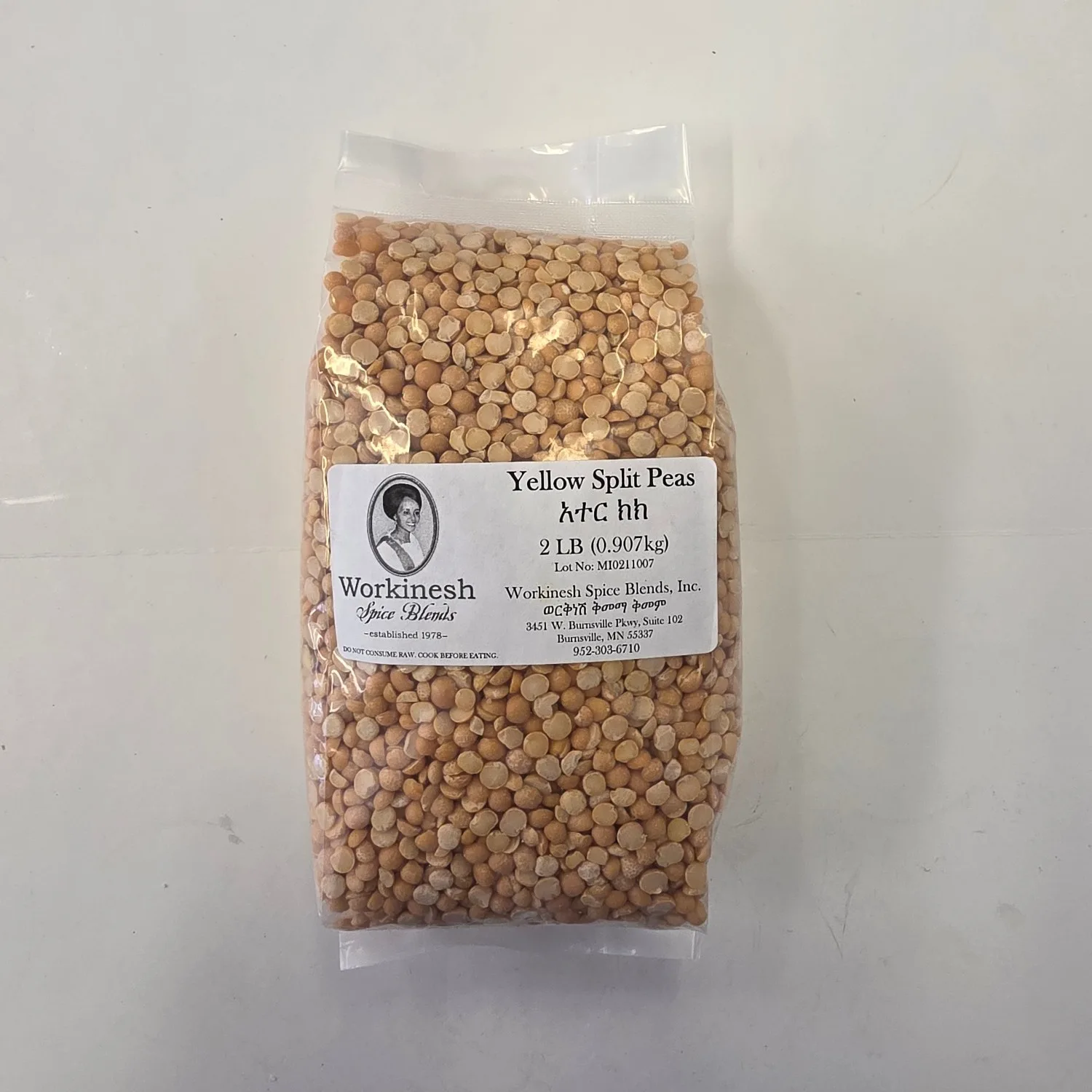 Workinesh Yellow Split Peas